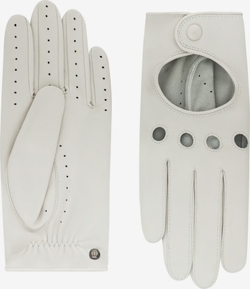 Gants Roeckl en blanc : devant