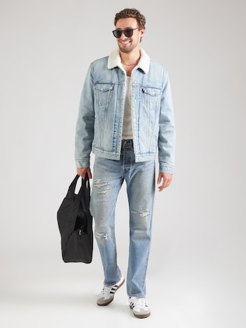 LEVI'S ® Демисезонная куртка 'Type III Sherpa Trucker Jacket' в Синий