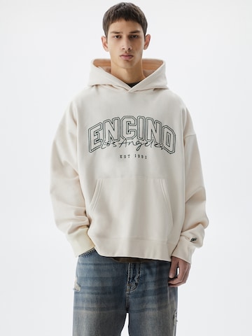 Pull&Bear Sweatshirt in Beige: front