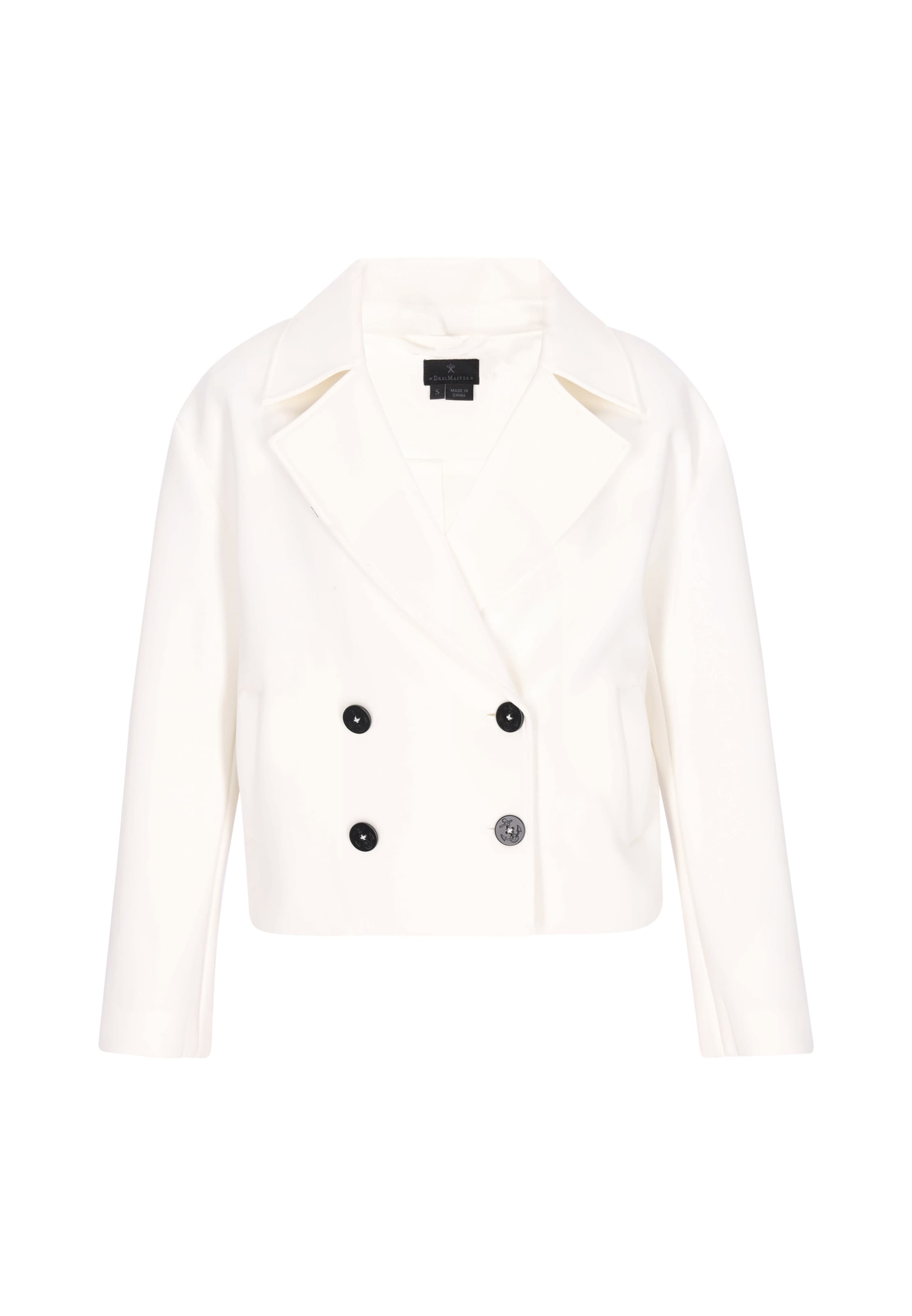 DreiMaster Klassik Mantel 'Classic' in offwhite, Produktansicht