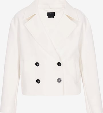 DreiMaster Klassik Mantel 'Classic' in Weiß: Vorderseite