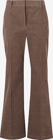 Samsøe SamsøeWide Leg/ Široke nogavice Hlače 'Salot' - smeđa boja: prednji dio