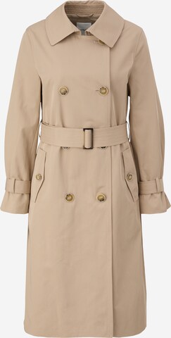 s.Oliver BLACK LABEL Between-Seasons Coat in Beige: front