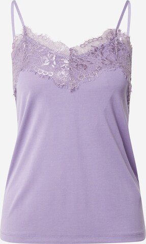 ICHI Top 'LIKE TO2' in Purple: front