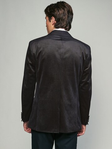 Coupe regular Veste de costume Next en noir