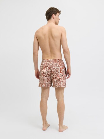 Shorts de bain JACK & JONES en rouge
