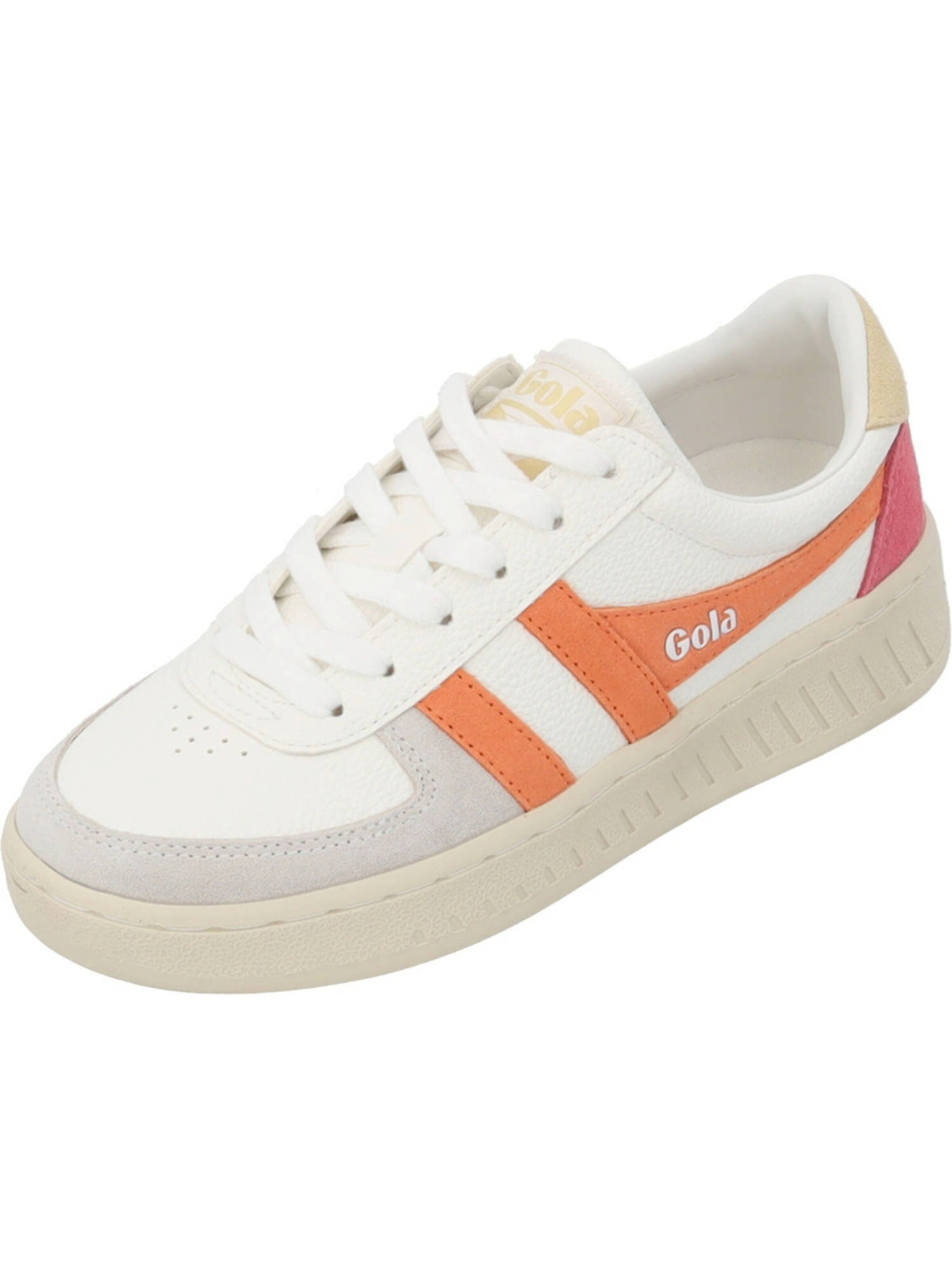 Gola Platform trainers 'Grandslam Trident CLA415' in White: front