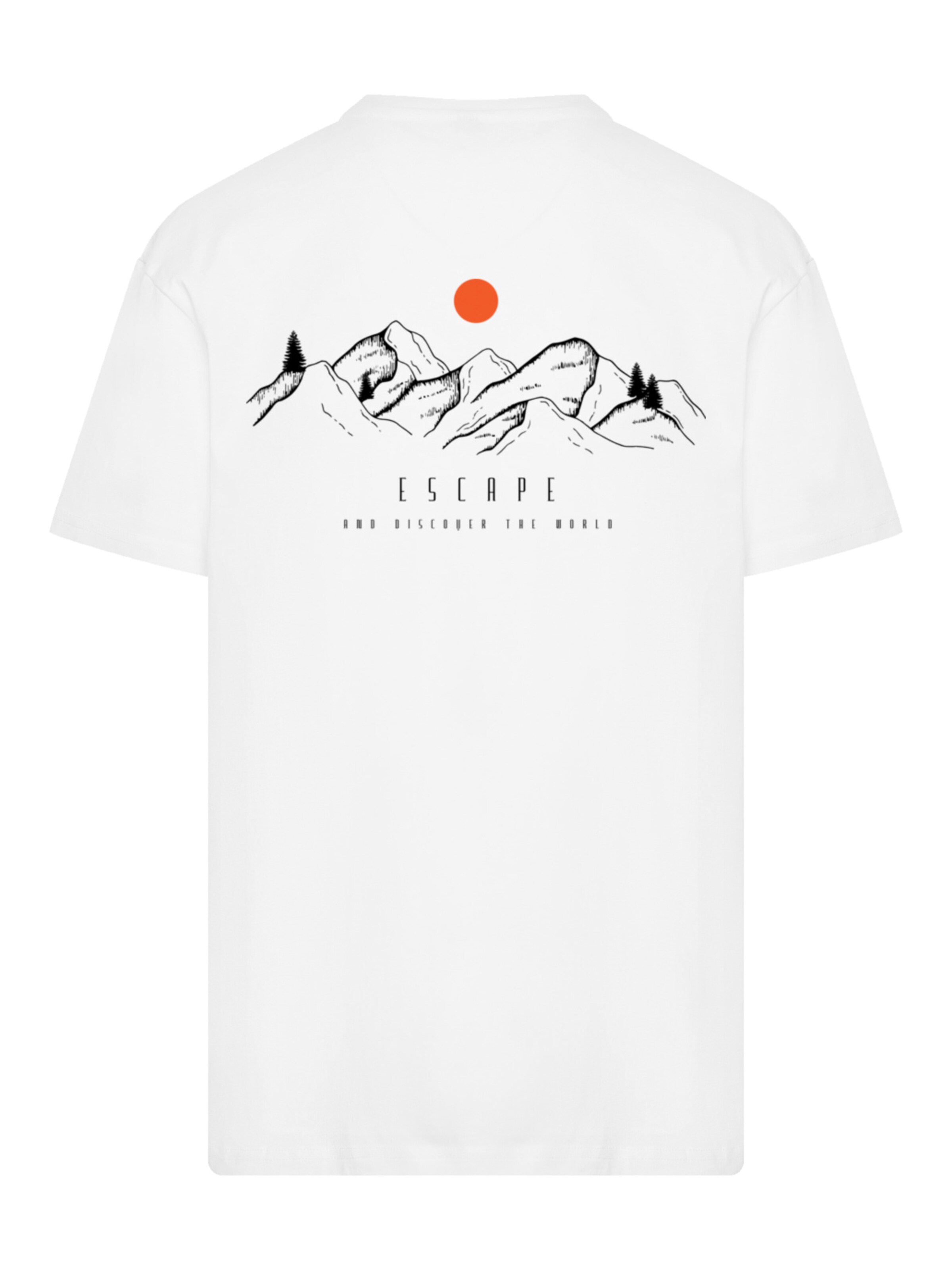 F4NT4STIC Shirt 'Discover The World' in White