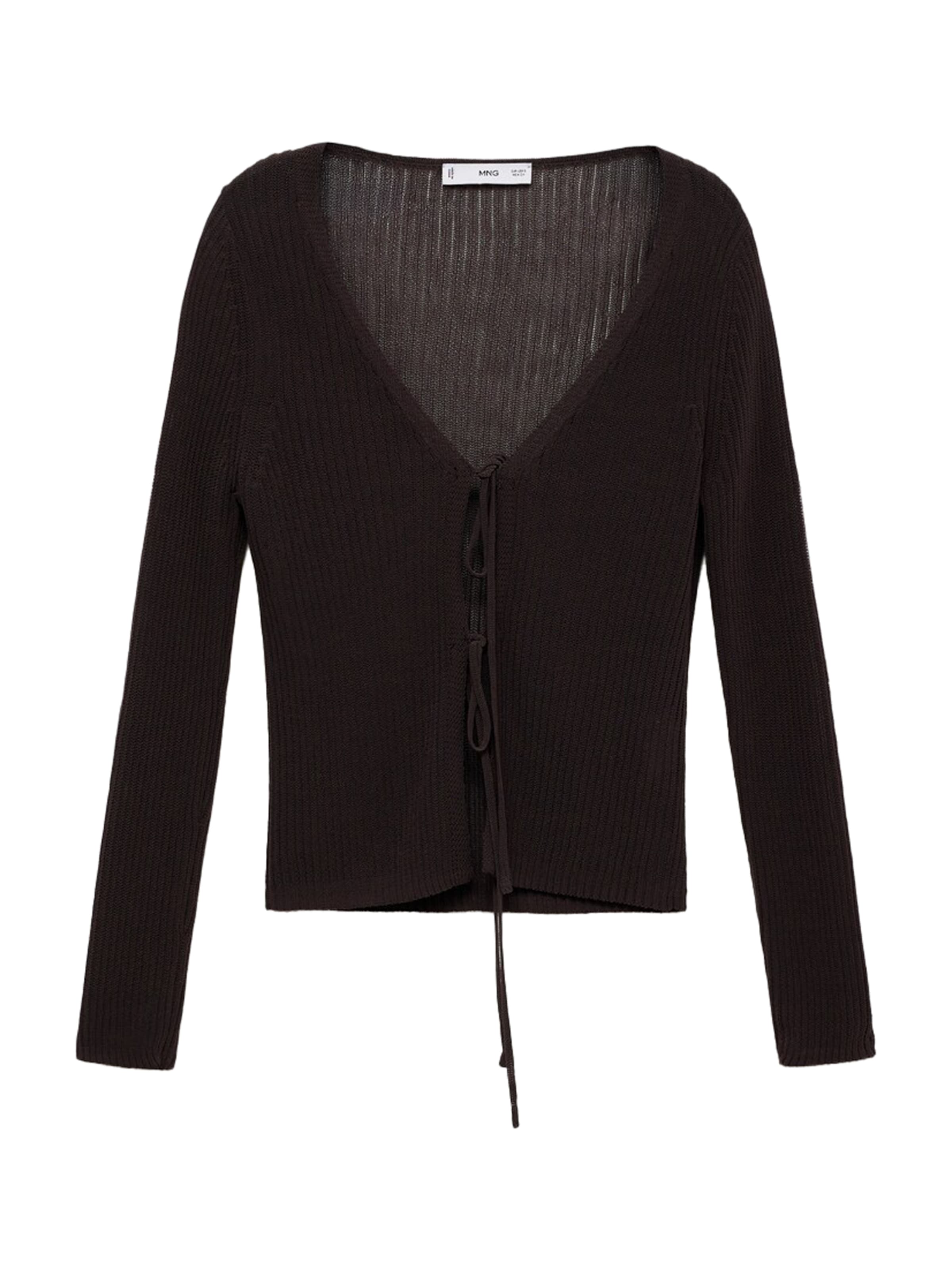 MANGO Kardigán 'GERANIO' - barna: elől