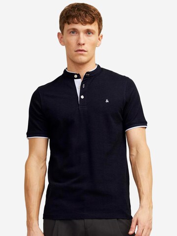 JACK & JONES Shirt 'Paulos Mao' in Blue