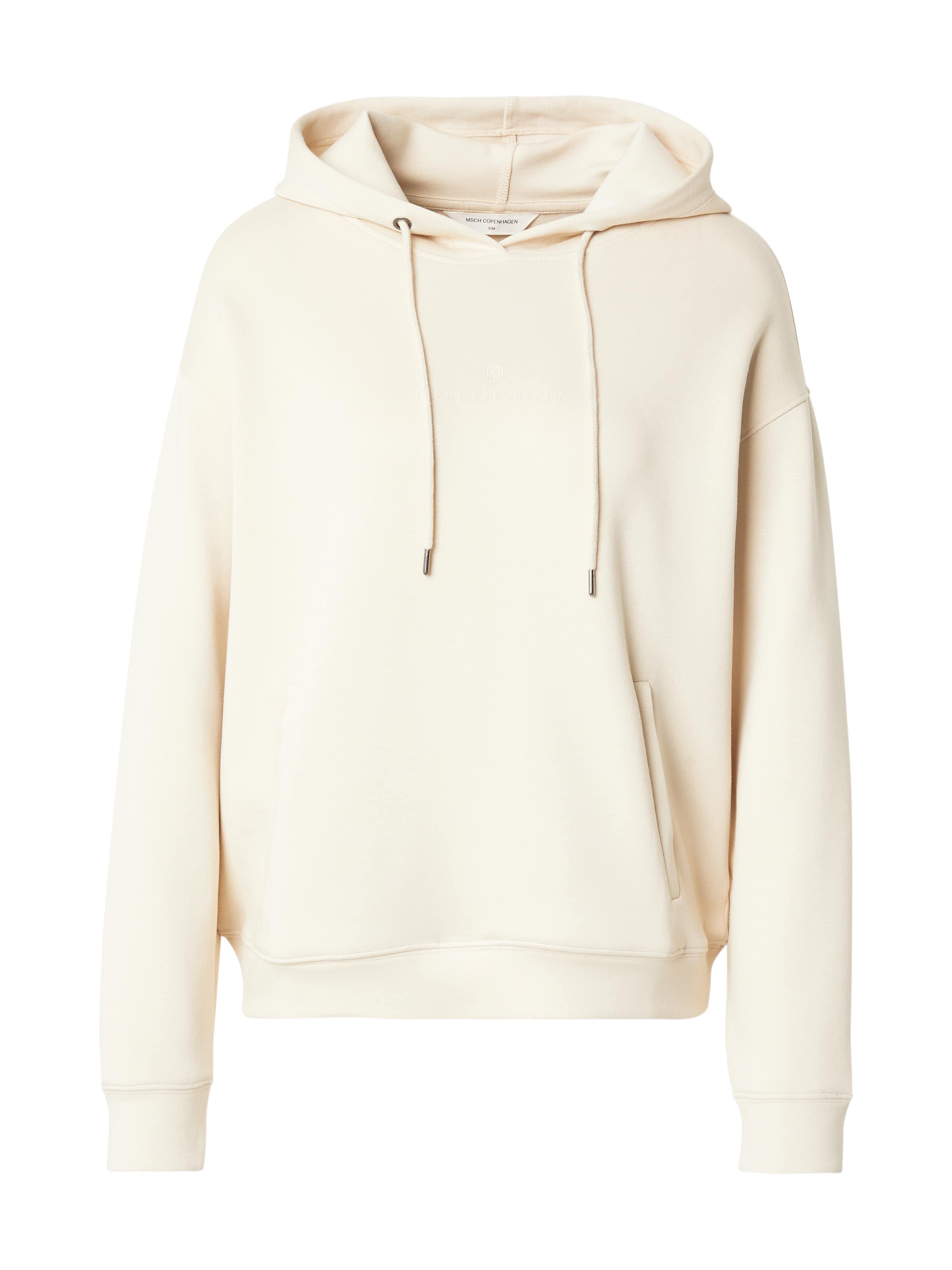 Felpa MSCH COPENHAGEN di colore beige, Visualizzazione prodotti