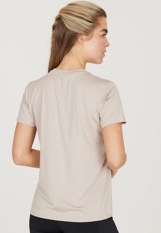 ENDURANCE Functioneel shirt 'Maje' in Beige