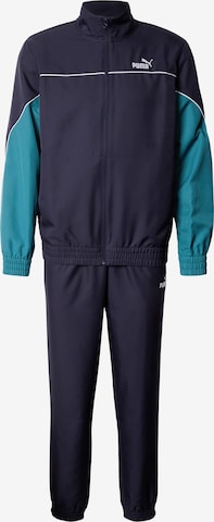 PUMA Trainingsanzug in Blau: Vorderseite