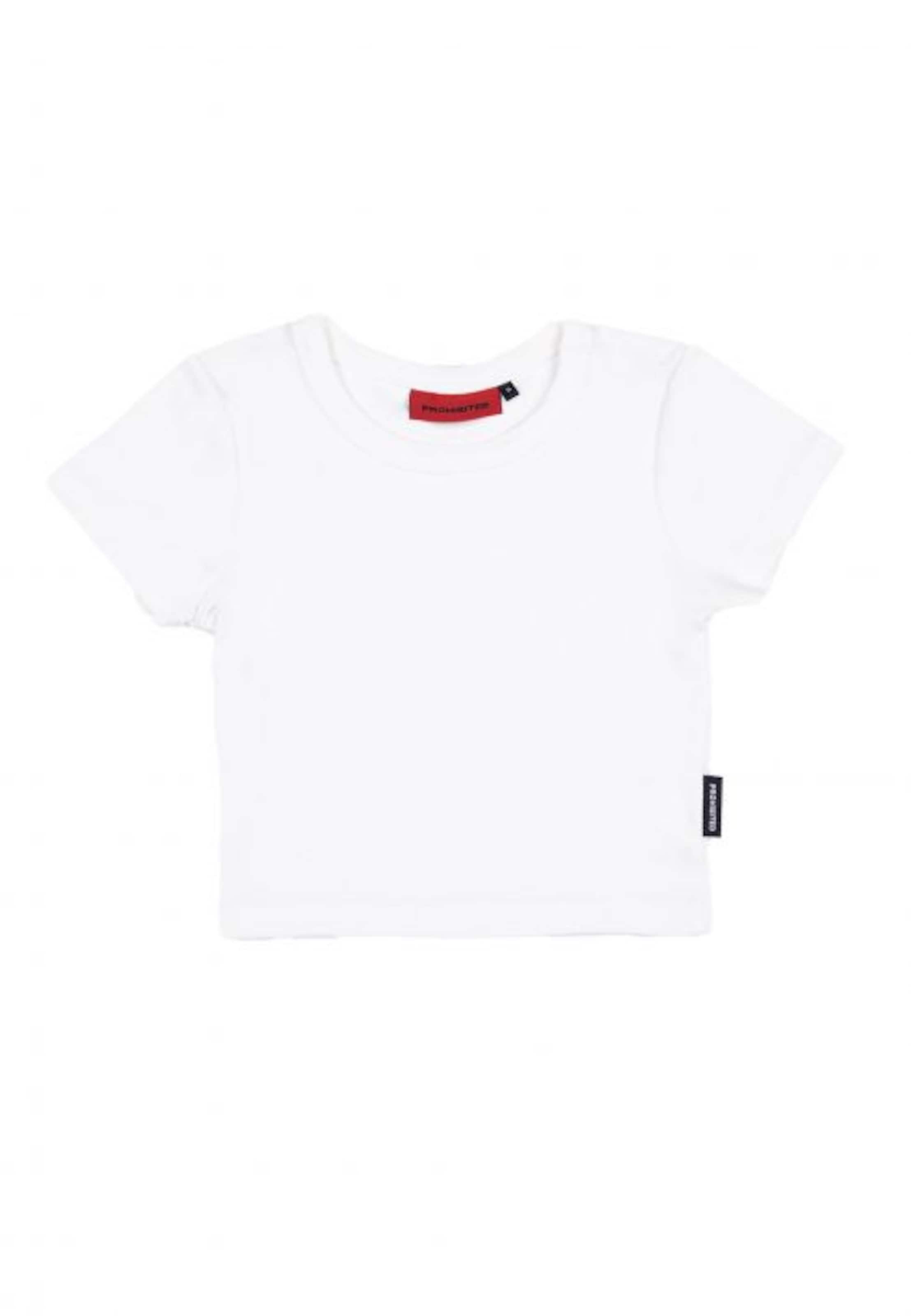 Prohibited Μπλουζάκι σε λευκό: μπροστά