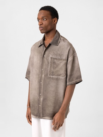 Dandalo Comfort fit Button Up Shirt in Brown
