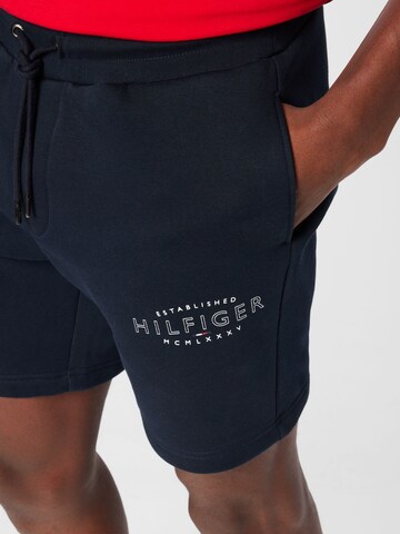 Regular Pantalon TOMMY HILFIGER en bleu