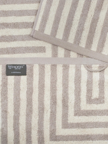 ROSS Towel 'Grafik' in Beige