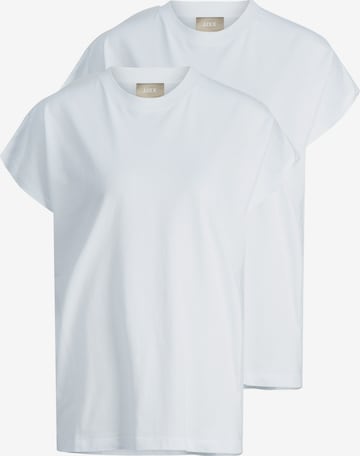 Tricou 'JXASTRID' de la JJXX pe alb: față