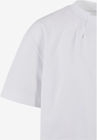 Urban Classics T-Shirt 'Pleat' in Weiß