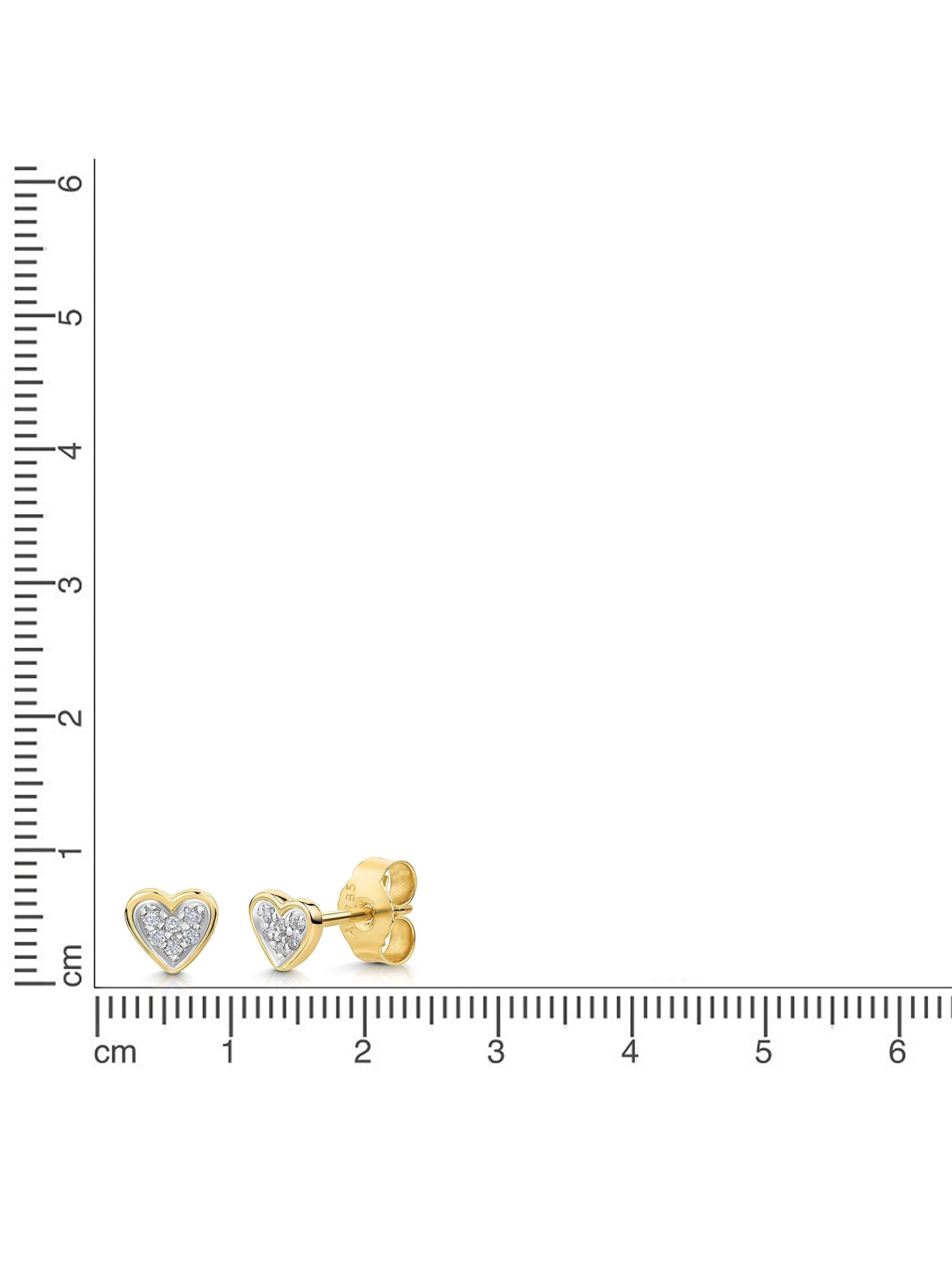 Boucles d'oreilles Diamonds by Ellen K. en jaune