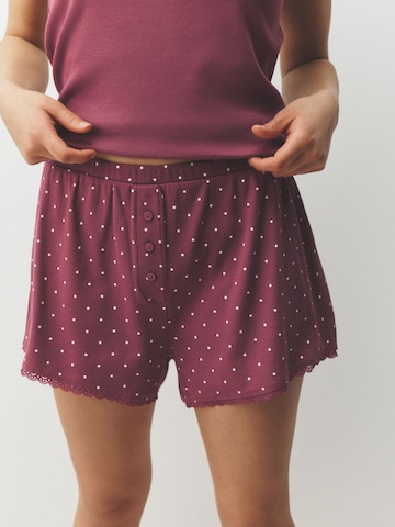 Next Pyjamashorts in Beige: Vorderseite