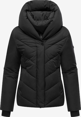 MARIKOO Winterjas in Zwart: voorkant