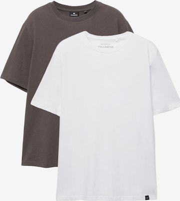 Pull&Bear Shirt in Blue: front