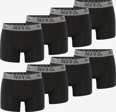 Phil & Co. Berlin Boxer shorts ' All Styles ' in Black, Item view