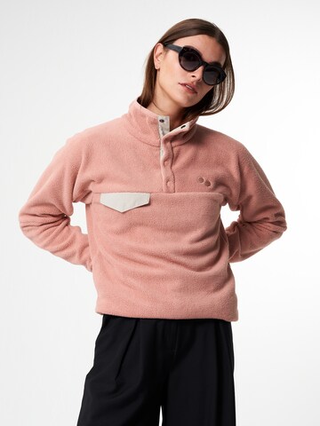 Pull-over de sport pinqponq en rose : devant