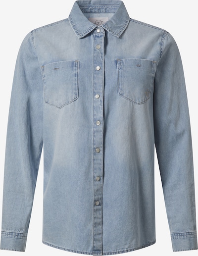TIMEZONE langärmeliges Oversize Shirt 'Boyfriend' in S in blau, Produktansicht