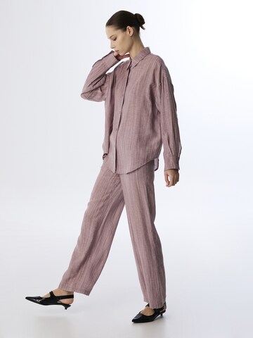 Twist Wide leg Broek in Grijs