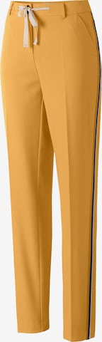 heine Regular Trousers with creases in Orange