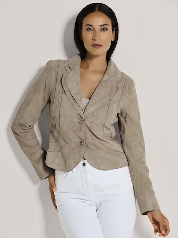 MADELEINE Blazer in Beige: Vorderseite