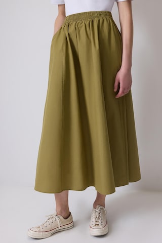 Touche Prive Rok in Groen: voorkant