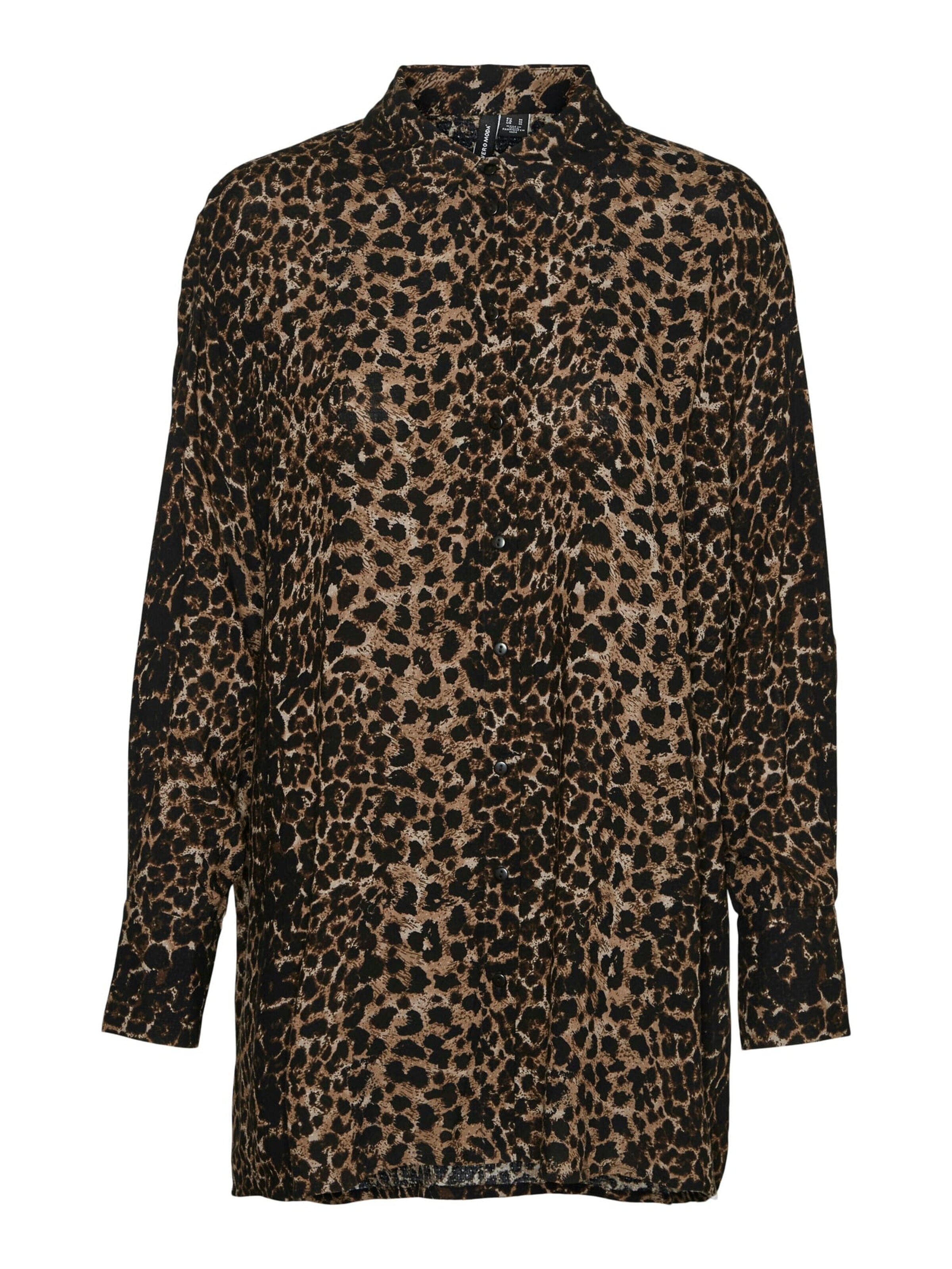 VERO MODA Blouse 'Kittie' in Bruin: voorkant