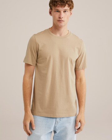 Maglietta di WE Fashion in beige: frontale