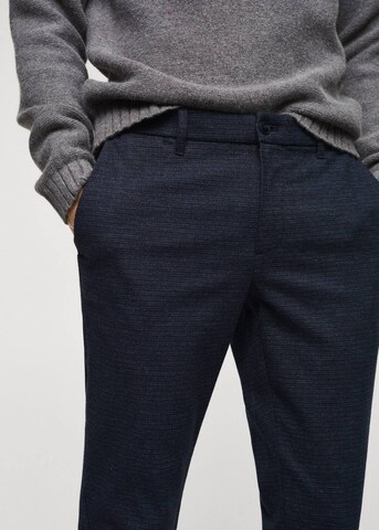 Regular Pantalon 'Brest' MANGO MAN en bleu