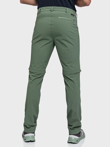 Schöffel Slim fit Outdoor trousers in Green