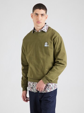 Casual Friday Collegepaita 'Liams' värissä vihreä: etupuoli