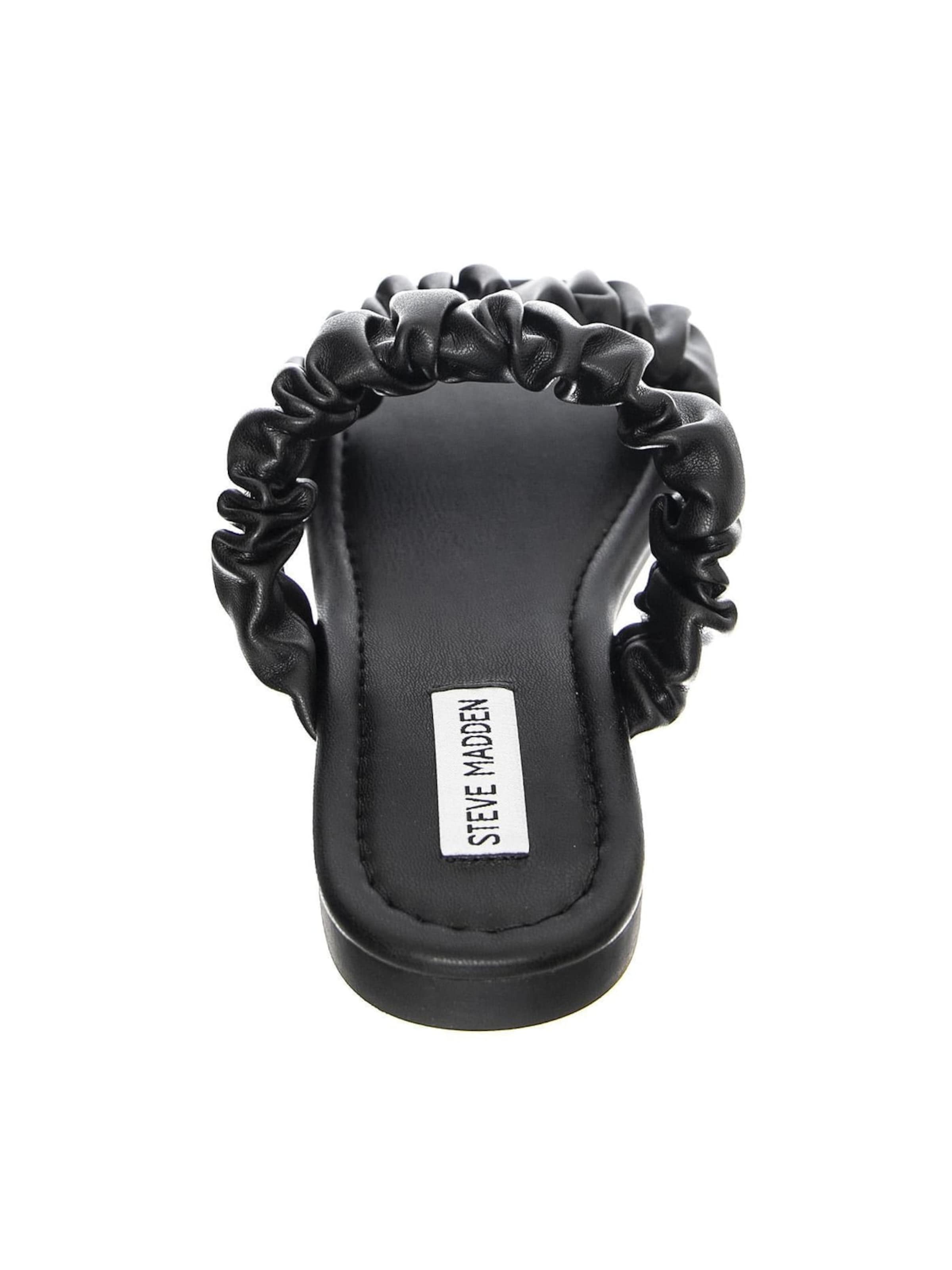 Zoccoletto 'W' Abloom Black Sandals' di STEVE MADDEN in nero