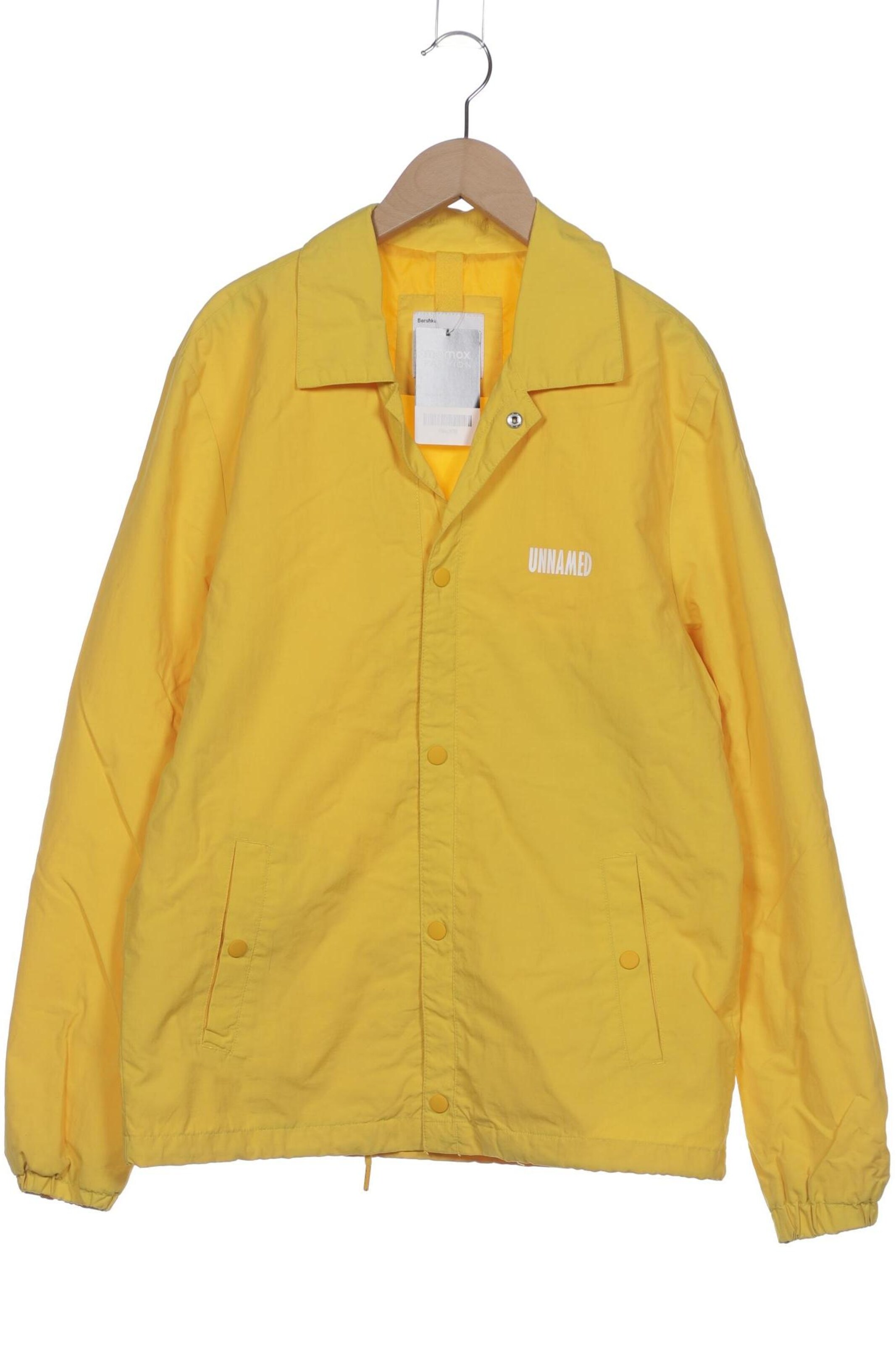 Bershka Jacket & Coat in S in Yellow: front