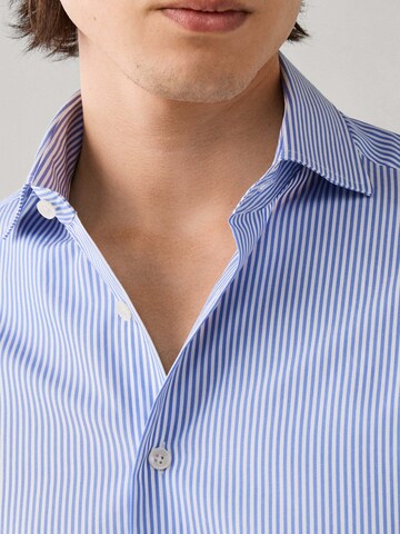 Hackett London Comfort fit Zakelijk overhemd in Blauw