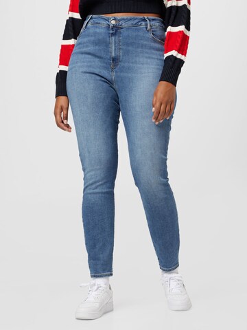 Tommy Hilfiger Curve Skinny Jeans 'Harlem' in Blauw: voorkant