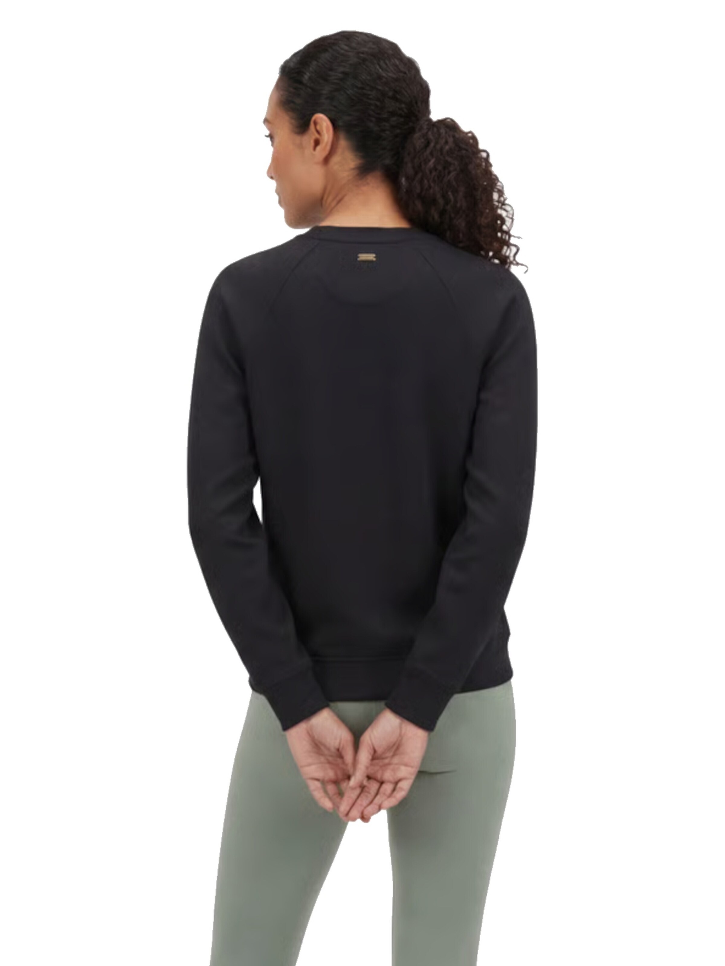 SKECHERS Sweatshirt 'Skechers Skechluxe Elevate Crewneck' in Zwart