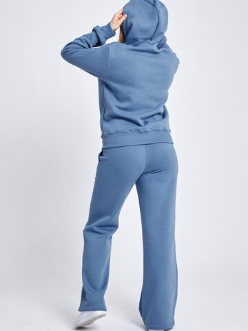 SPORTKIND Flared Sportbroek 'Sweatpants Baumwolle' in Blauw
