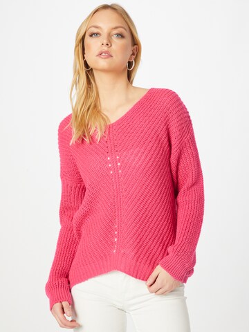 Hailys Sweater 'Lasina' in Pink: front
