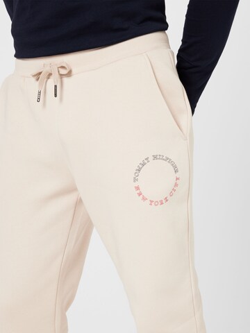 TOMMY HILFIGER Tapered Pants in Beige