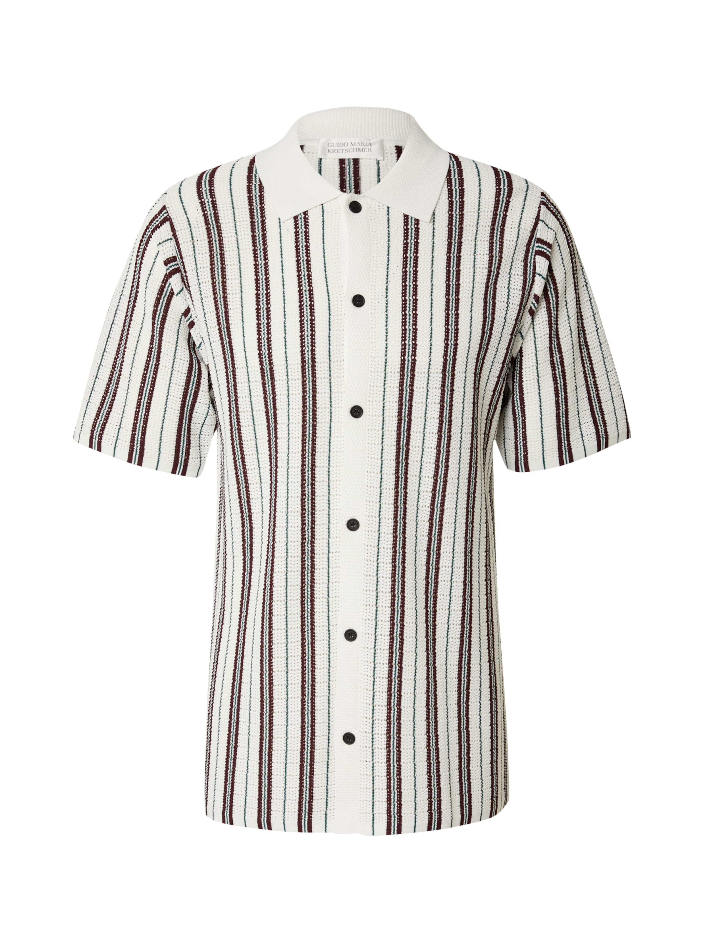 Guido Maria Kretschmer Men Средняя посадка Рубашка &#x27;Lewis&#x27; в Белый: спереди