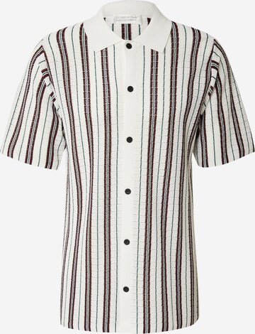 Regular fit Camicia 'Lewis' di Guido Maria Kretschmer Men in bianco: frontale