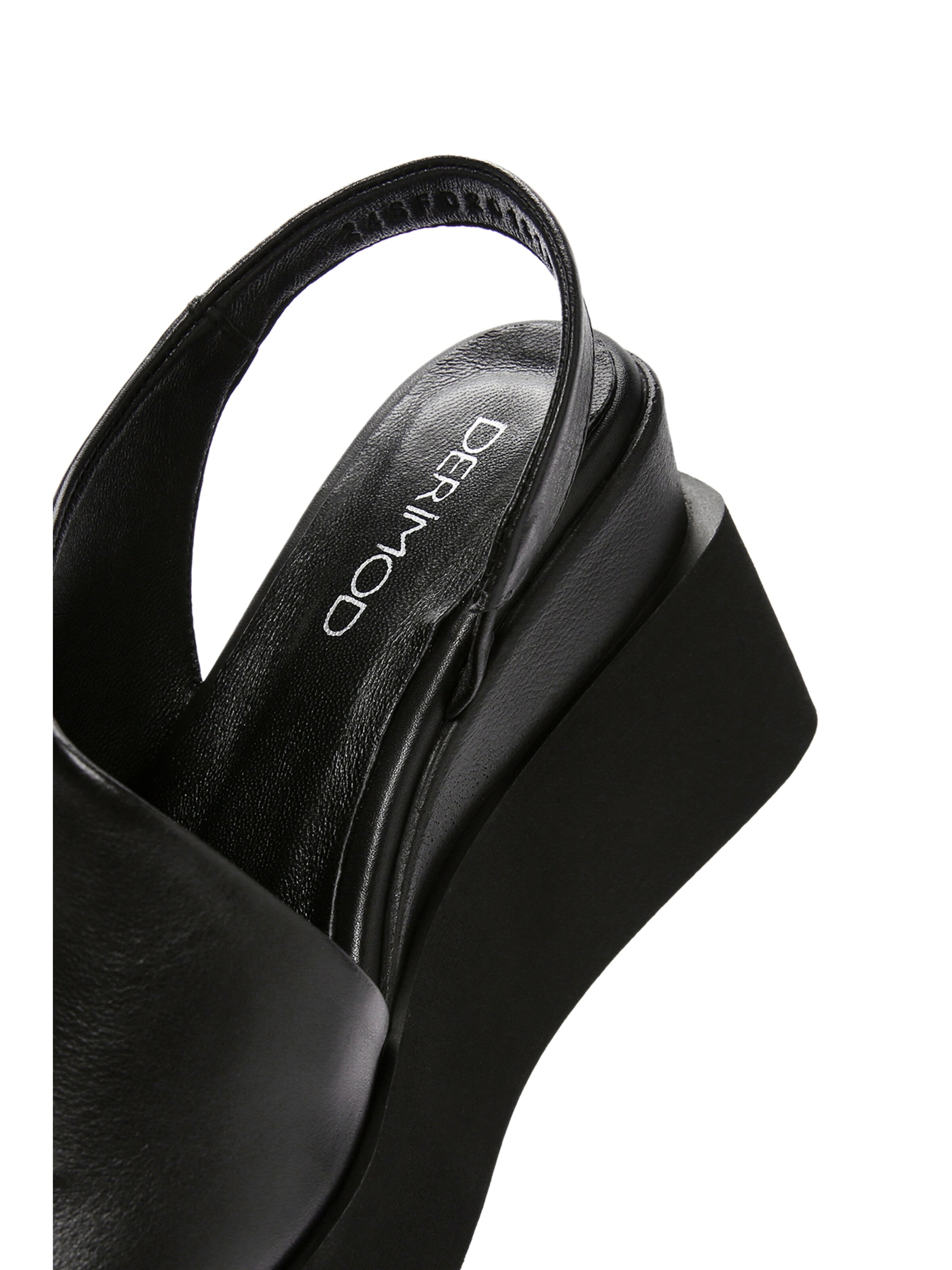 Derimod Sandale in Schwarz